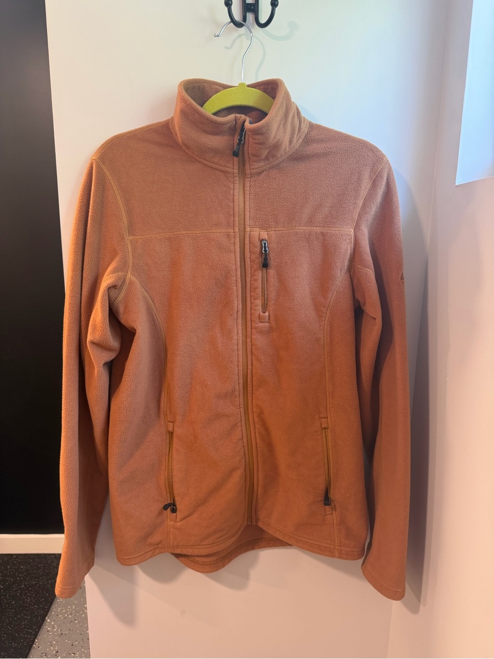 Eastern Mountain Sports Tan Fleece Jacket